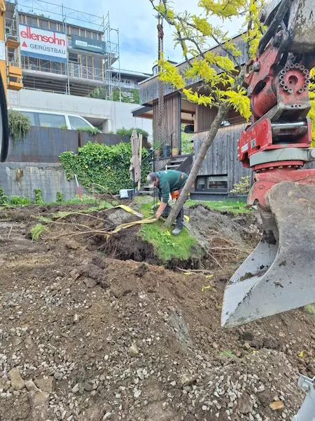 Aushub, Schmid Erdbewegungen, Hörbranz, Leiblachtal