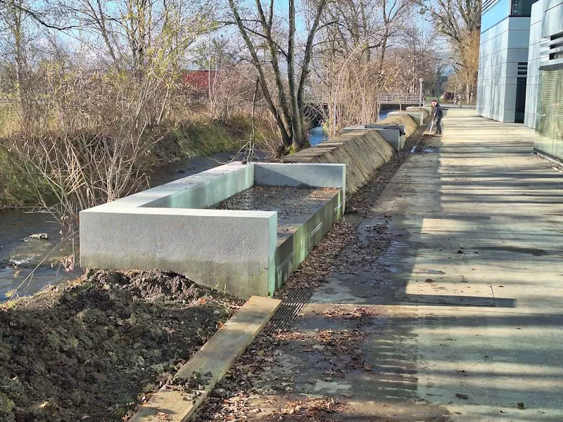 Sonderlösungen, Bachsicherung, Schmid Erdbau, Hörbranz, Leiblachtal