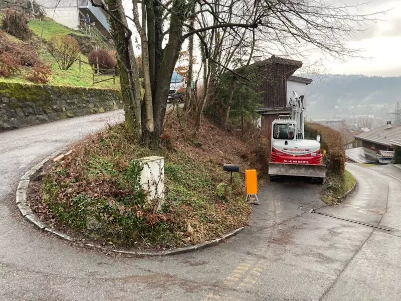 Natursteinmauern, Steinschlichtungen, Stabilisierung von Hängen und Böschungen, Schmid Erdbau Leiblachtal