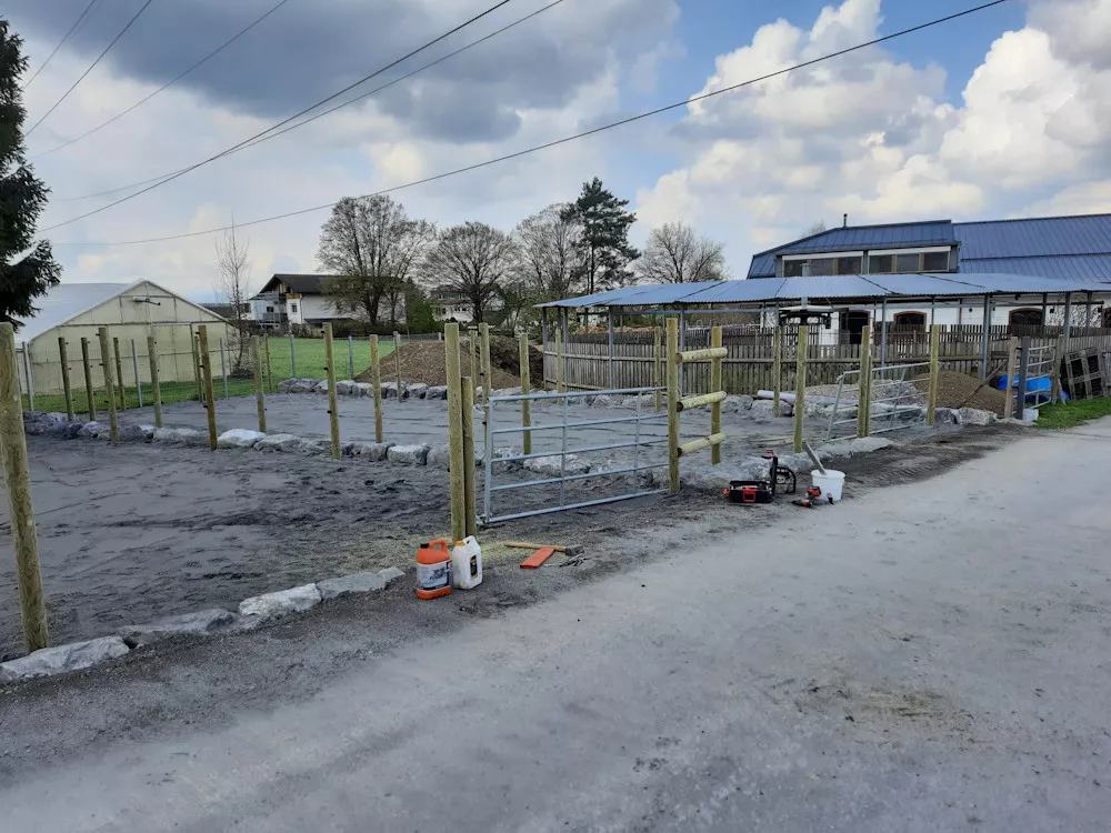 Aushubarbeiten, Aufschüttung, Erdbegungen im Leiblachtal, Schmid Erdbau