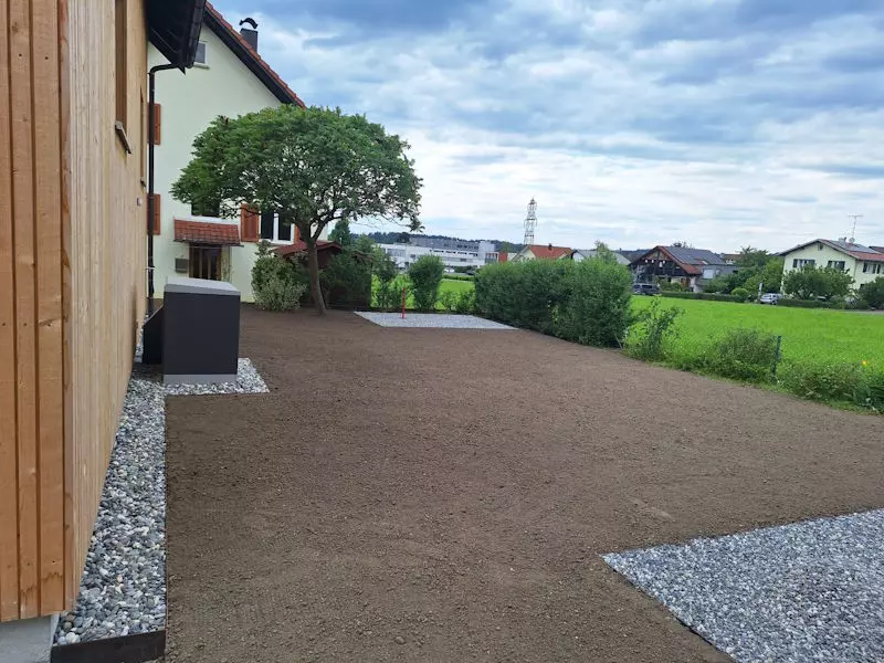 Bewehrte Erde, Stützmauer aus Erde, Schmid Erdbau, Hörbranz, Leiblachtal