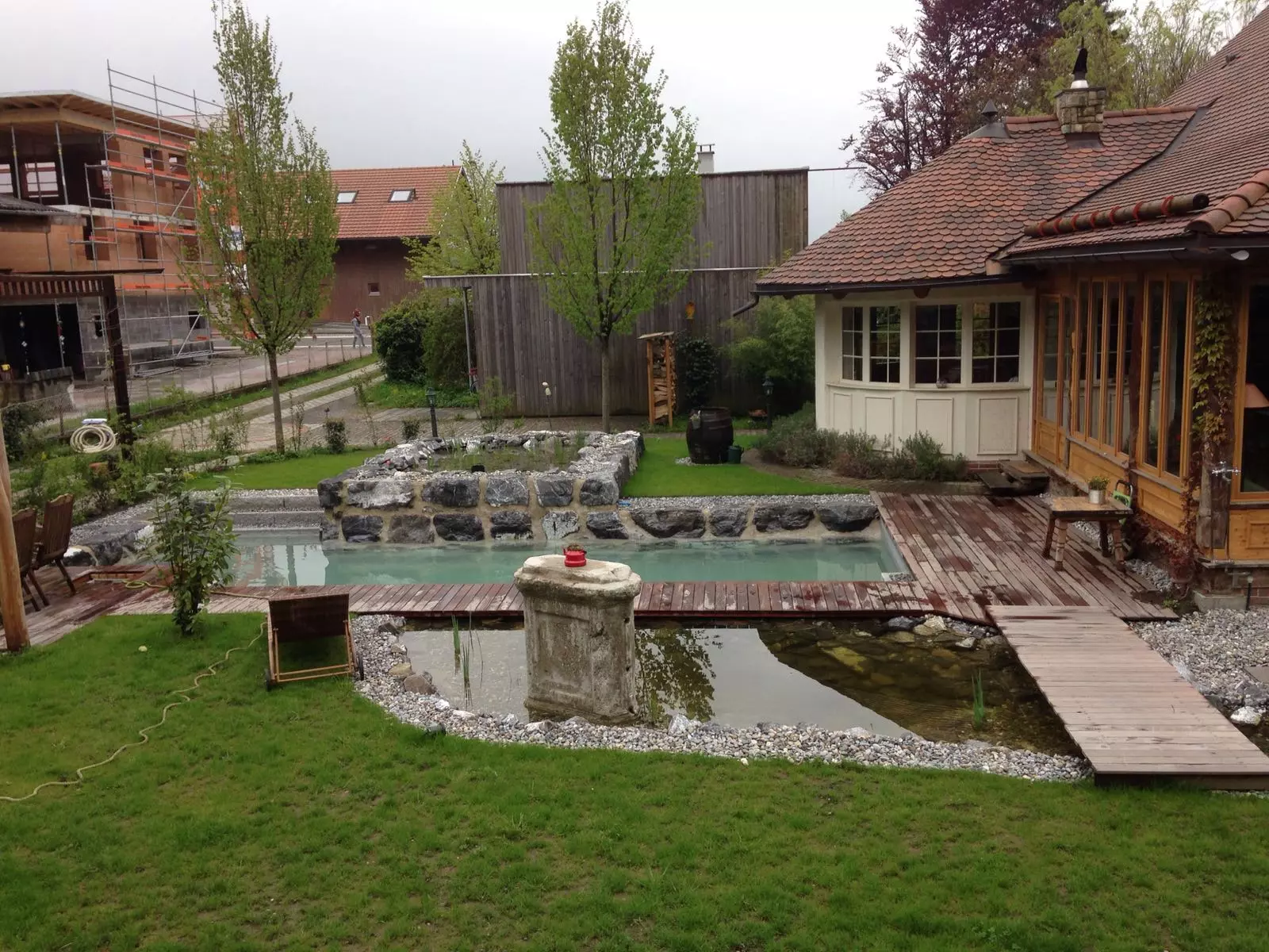 Schwimmteich und Naturpool im Leiblachtal, Schmid Erdbau Hörbranz