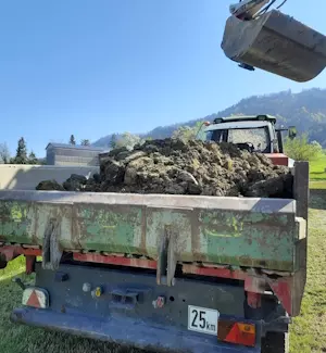 Aushub, Schmid-Erdbau, Erdbewegungen, Leiblachtal